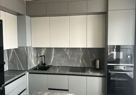 Кухня Кубанит SOFTLUX Sky Grey PREMIER MATT