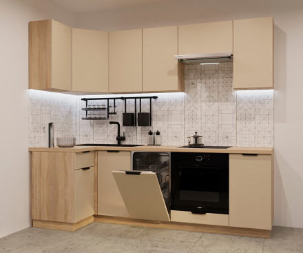 Кухня «арт. 8 Пикрит 1000х2450 »